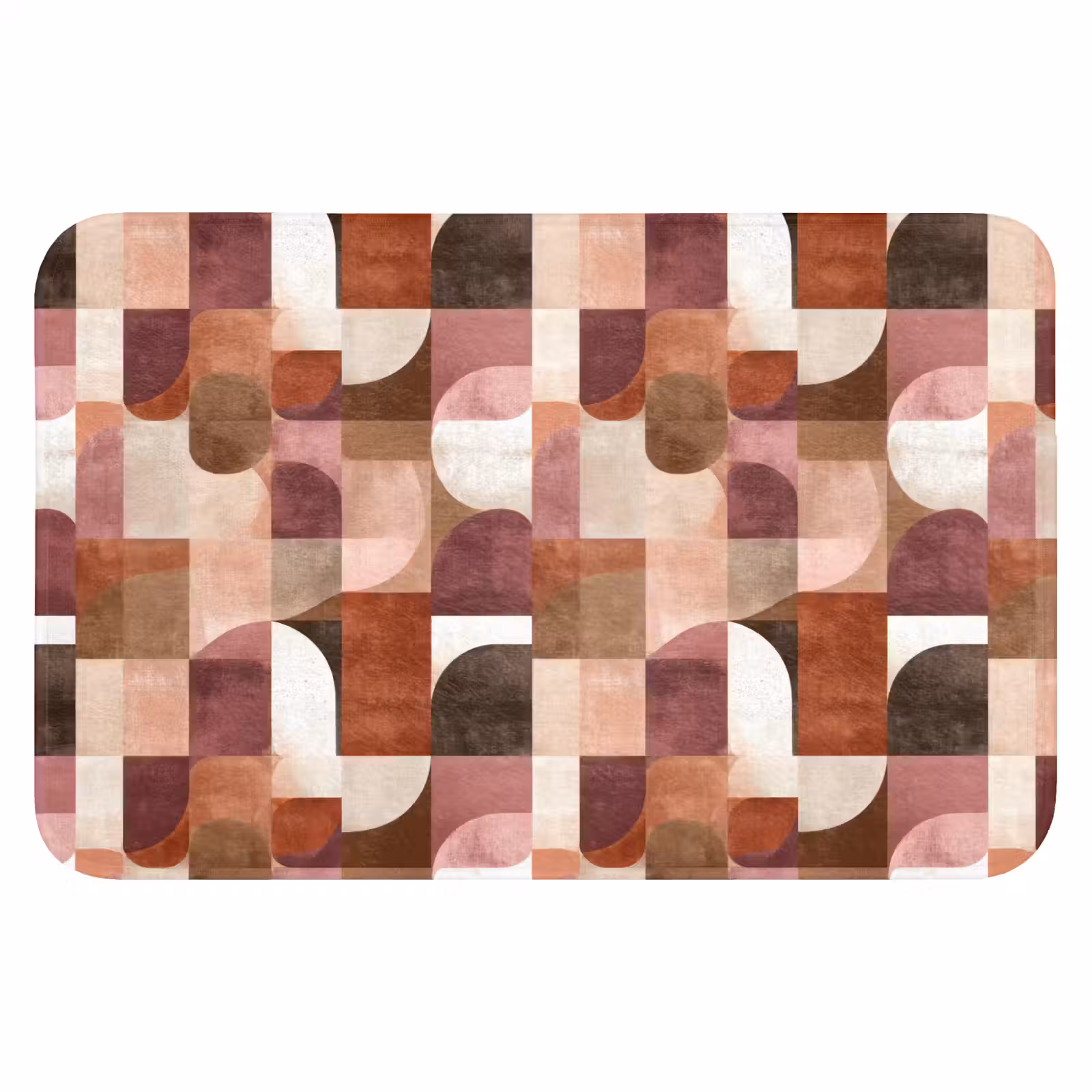 WC Mat - Geometrie - Modern - Retro — 1
