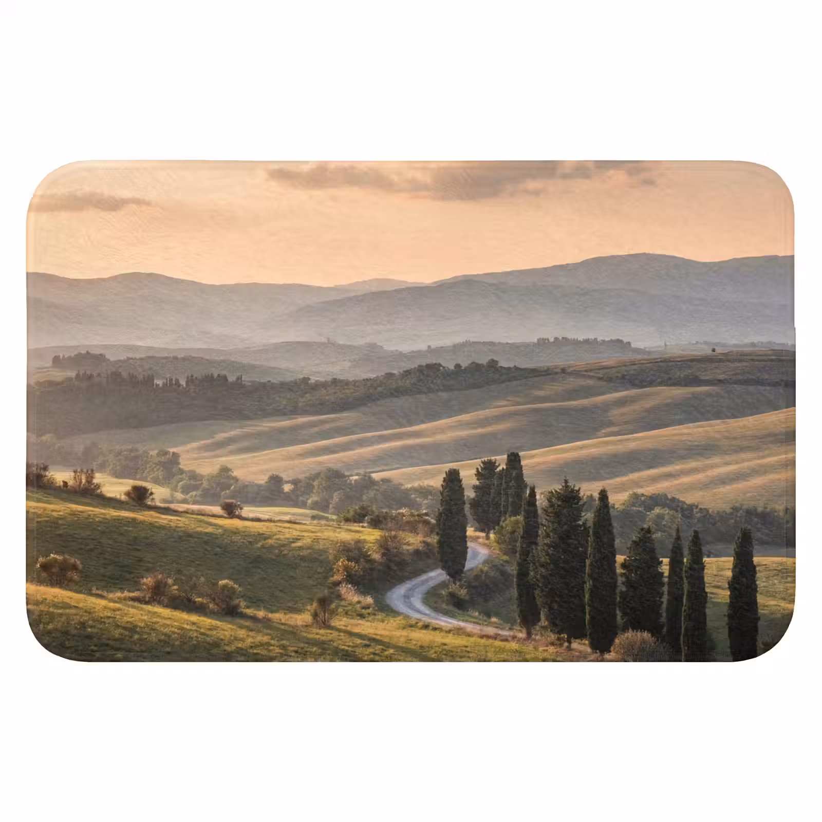 WC Mat - Toscaans - Landschap - Heuvels — 1