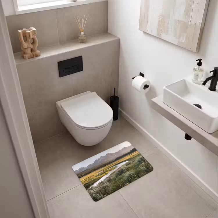 WC Mat - Berglandschap - Rivier - Bos — 6