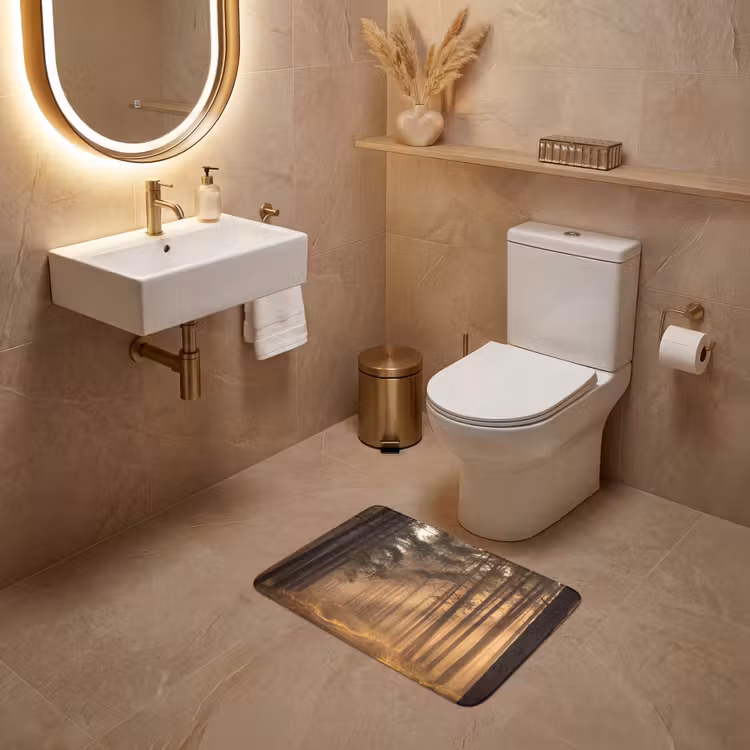WC Mat - Bos - Mist - Zonlicht — 4