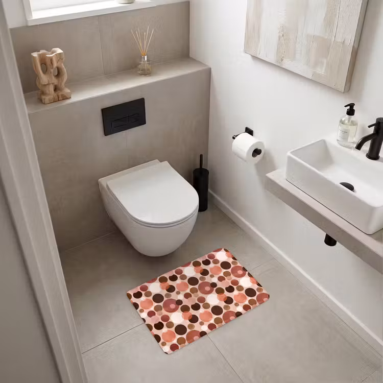 WC Mat - Cirkels - Modern - Kleurrijk — 6