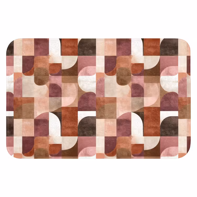 WC Mat - Geometrie - Modern - Retro — 1