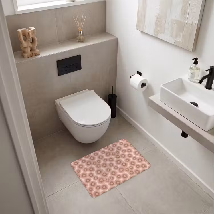 WC Mat - Gerbera - Bloemen - Roze — 6