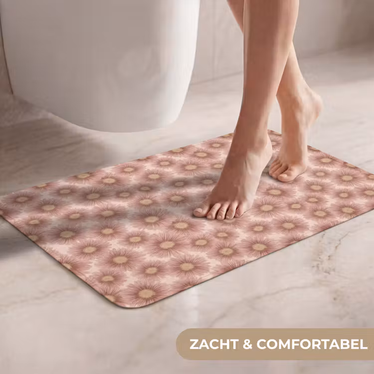 WC Mat - Gerbera - Bloemen - Roze — 7