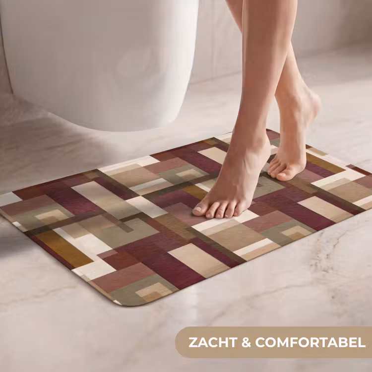WC Mat - Modern - Geometrie - Kleurrijk — 7