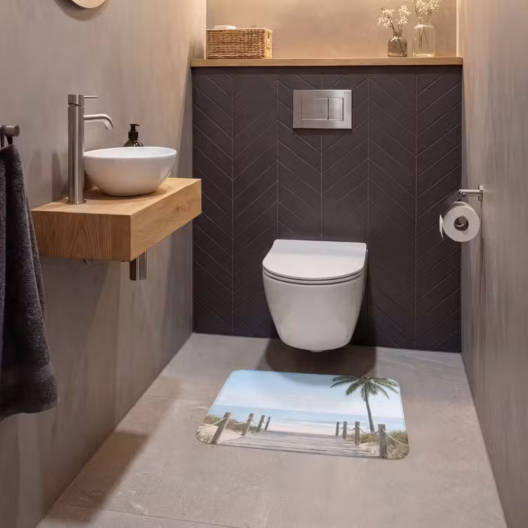 WC Mat - Palmbomen - Pad - Horizon — 2