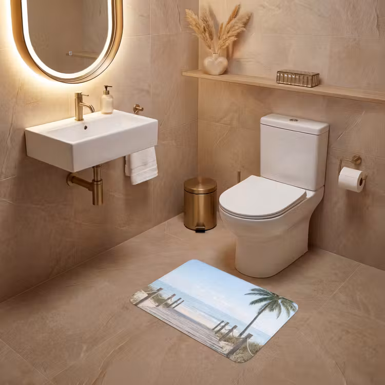 WC Mat - Palmbomen - Pad - Horizon — 4
