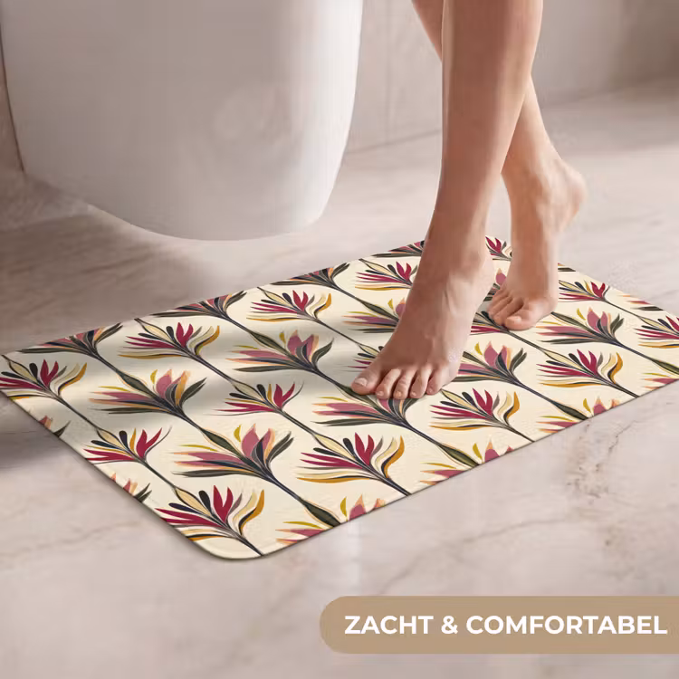 WC Mat - Waaier - Motief - Kleurrijk — 7