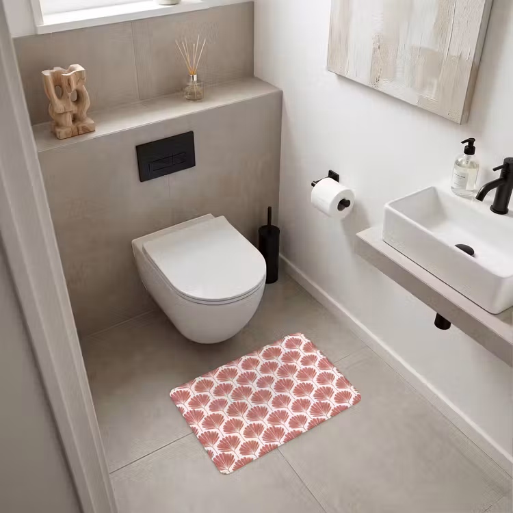 WC Mat - Waaier - Motief - Terra — 6
