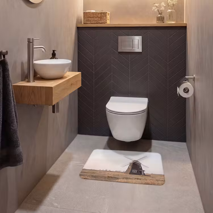 WC Mat - Windmolens - Landschap - Veld — 2