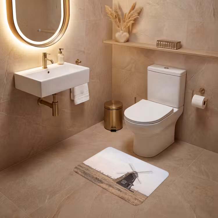 WC Mat - Windmolens - Landschap - Veld — 4