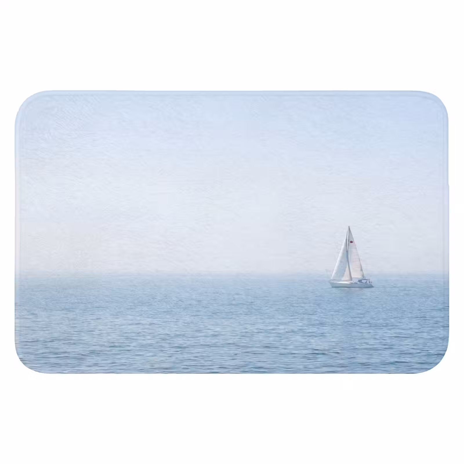 WC Mat - Horizon - Zeilboot - Zee — 1
