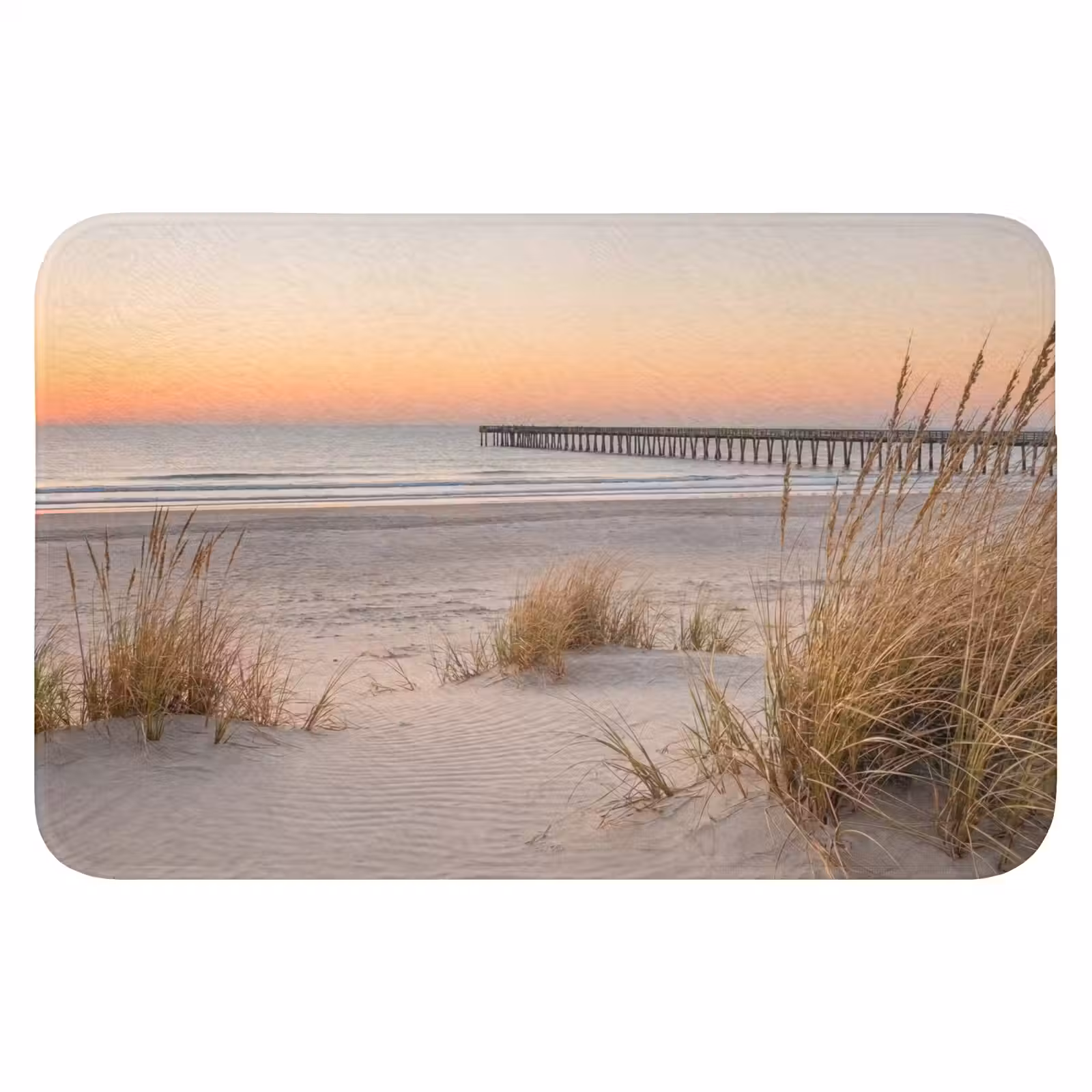 WC Mat - Pier - Zonsondergang - Strand — 1