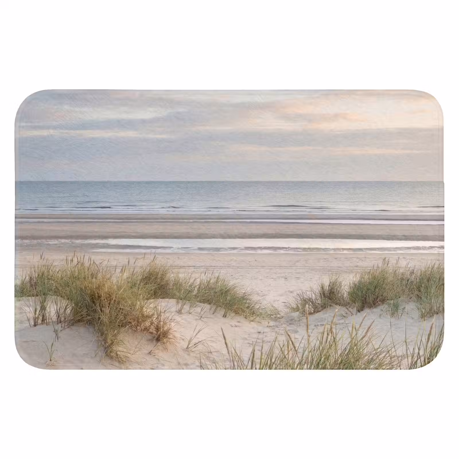 WC Mat - Zandstrand - Bewolkt - Duinen — 1