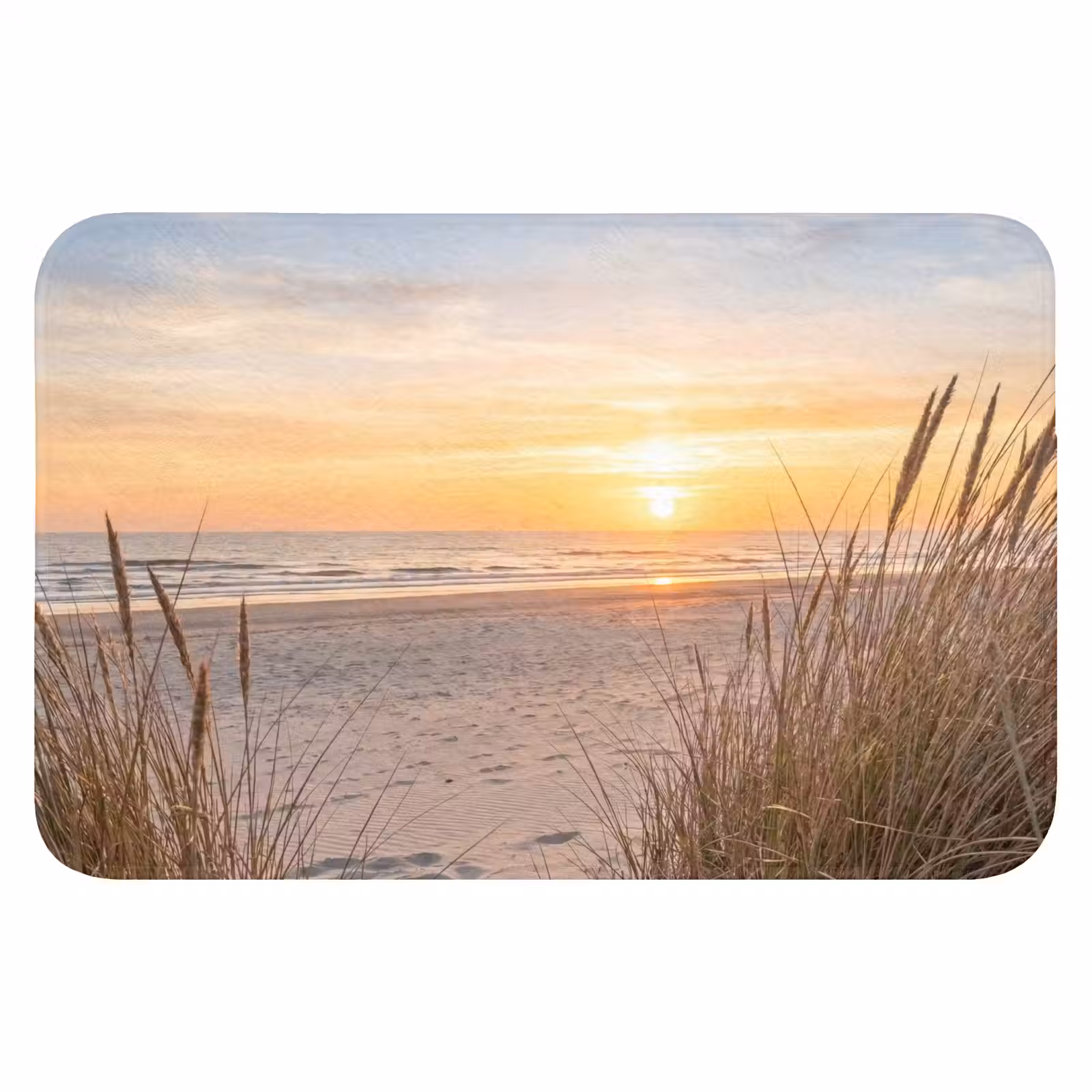 WC Mat - Zonsondergang - Duinen - Zee — 1