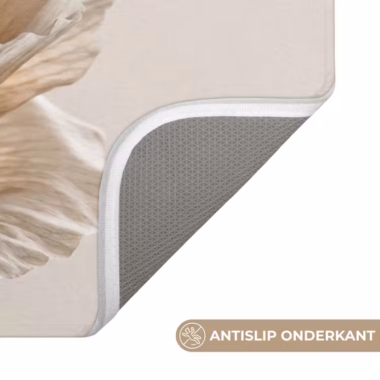 WC Mat - Bloem - Beige - Crème — 3