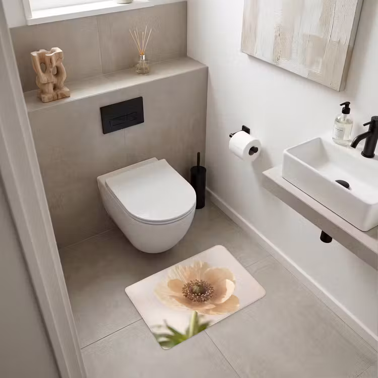 WC Mat - Bloem - Minimalistisch - Groen — 6