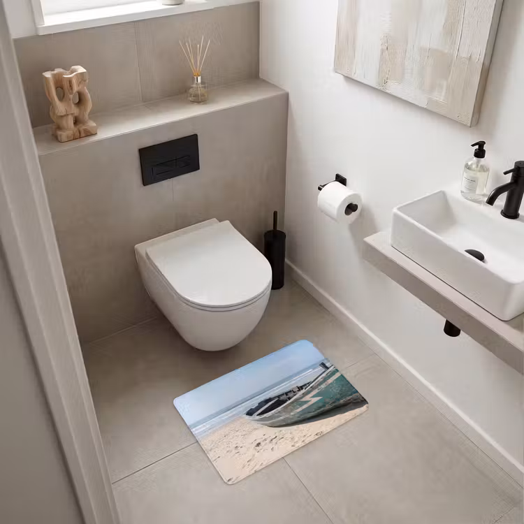 WC Mat - Boot - Zandstrand - Zee — 6