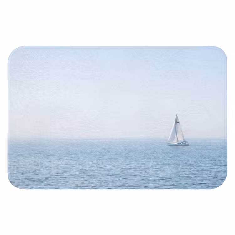 WC Mat - Horizon - Zeilboot - Zee — 1