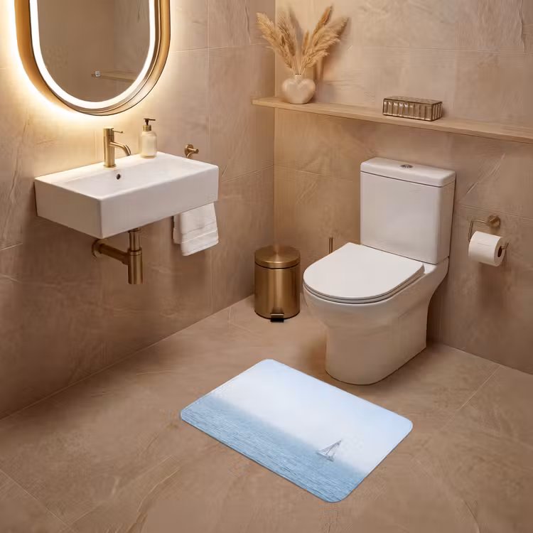 WC Mat - Horizon - Zeilboot - Zee — 4