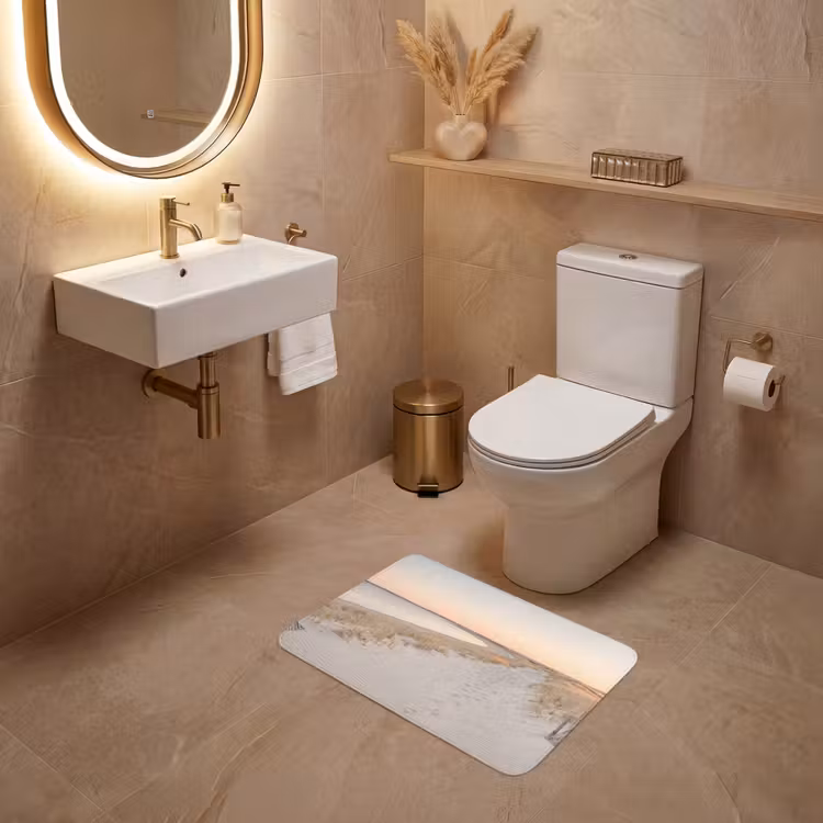 WC Mat - Kustlijn - Horizon - Hek — 4