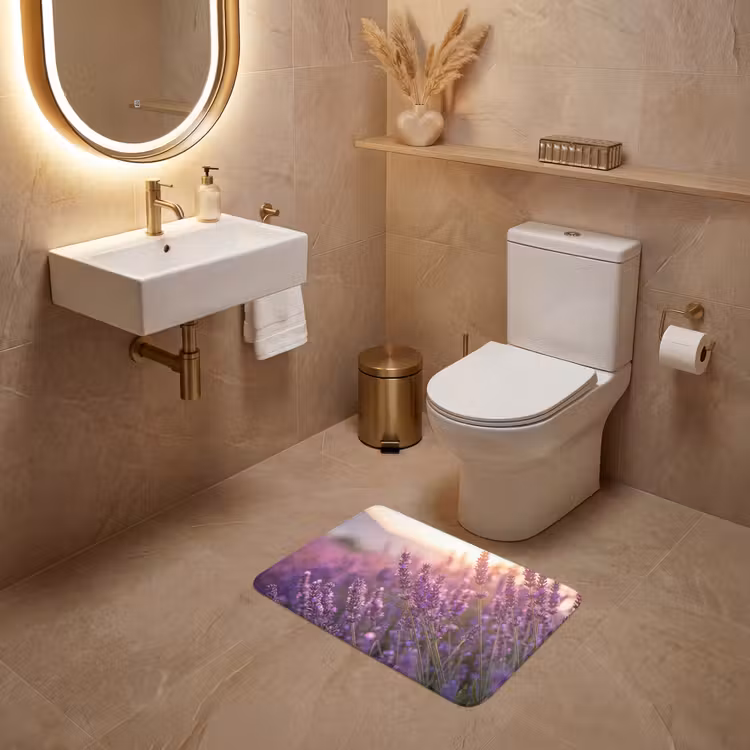 WC Mat - Lavendel - Paars - Zonlicht — 4