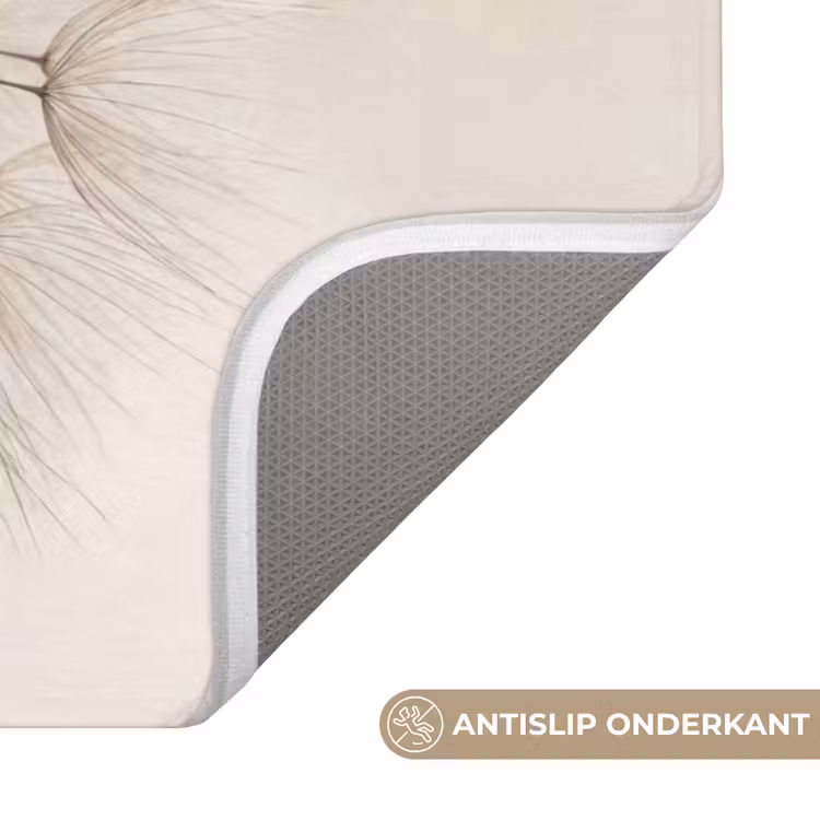 WC Mat - Paardenbloem - Minimalistisch - Wit — 3