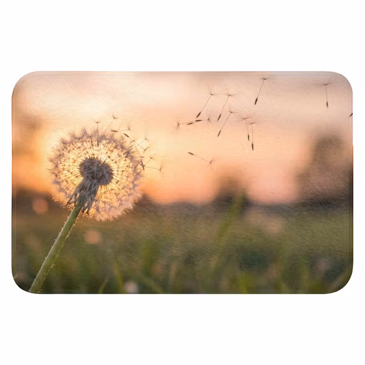 WC Mat - Paardenbloem - Zonsondergang - Veld — 1