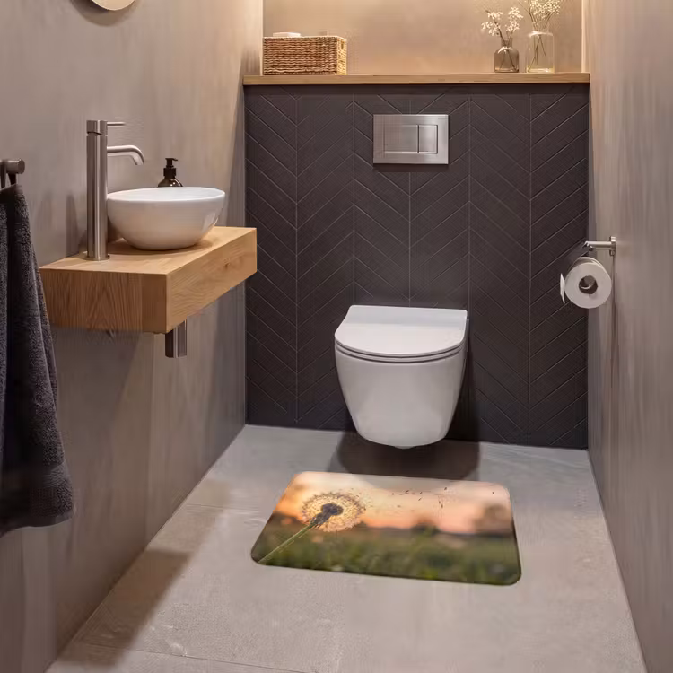 WC Mat - Paardenbloem - Zonsondergang - Veld — 2