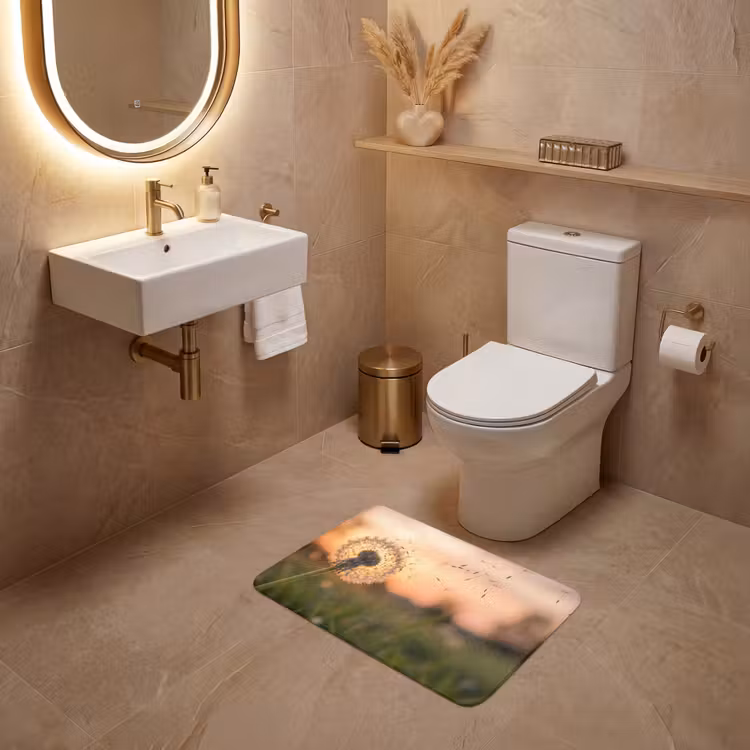 WC Mat - Paardenbloem - Zonsondergang - Veld — 4
