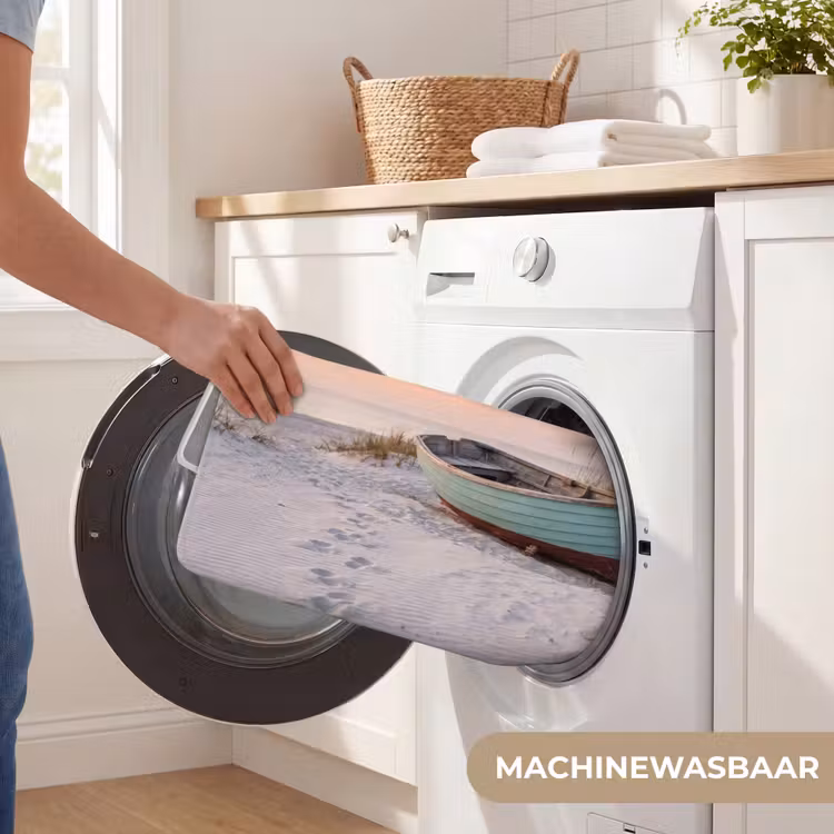 WC Mat - Rustiek - Roeiboot - Zandstrand — 5