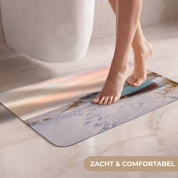 WC Mat - Rustiek - Roeiboot - Zandstrand — 7