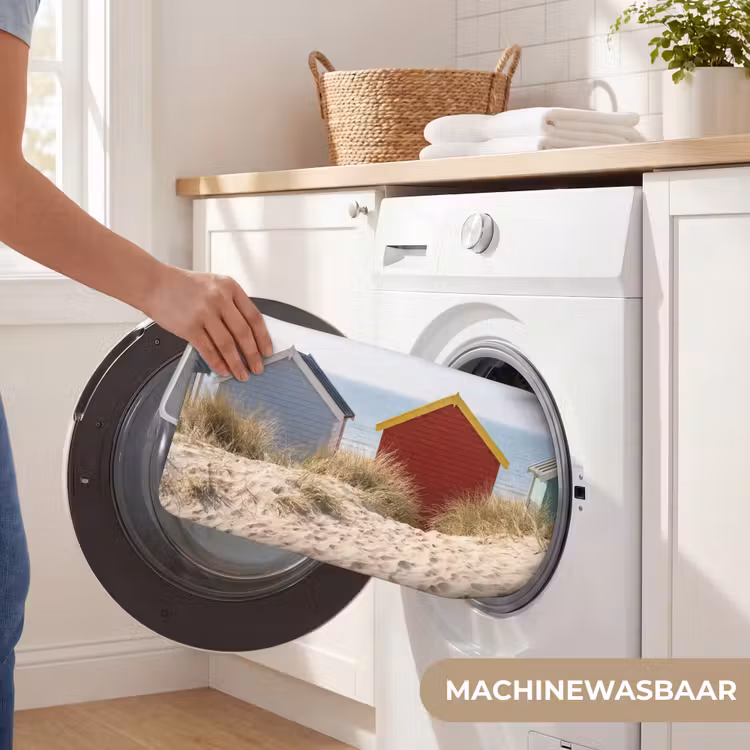 WC Mat - Strand - Huisjes - Kleurrijk - Duinen — 5