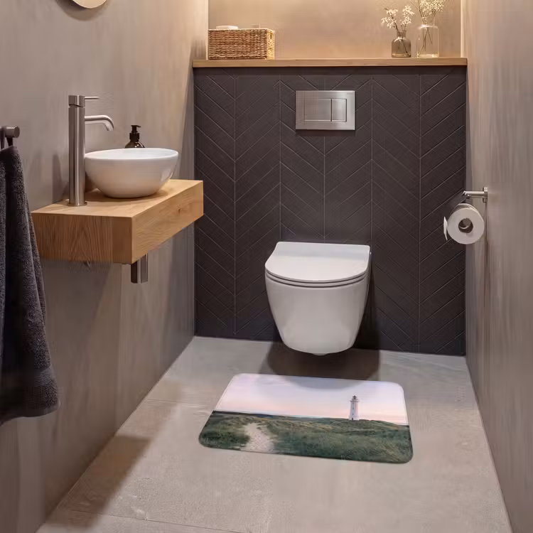 WC Mat - Vuurtoren - Duinlandschap - Zee — 2