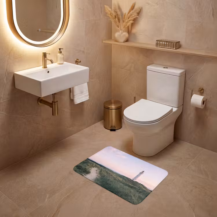 WC Mat - Vuurtoren - Duinlandschap - Zee — 4