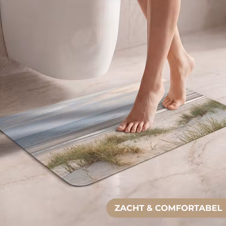 WC Mat - Zandstrand - Bewolkt - Duinen — 7