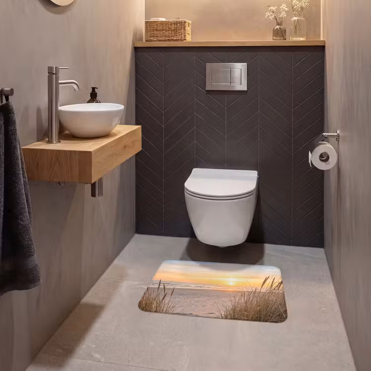 WC Mat - Zonsondergang - Duinen - Zee — 2