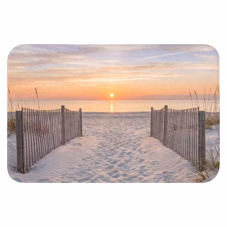 WC Mat - Zonsondergang - Strand - Zand — 1