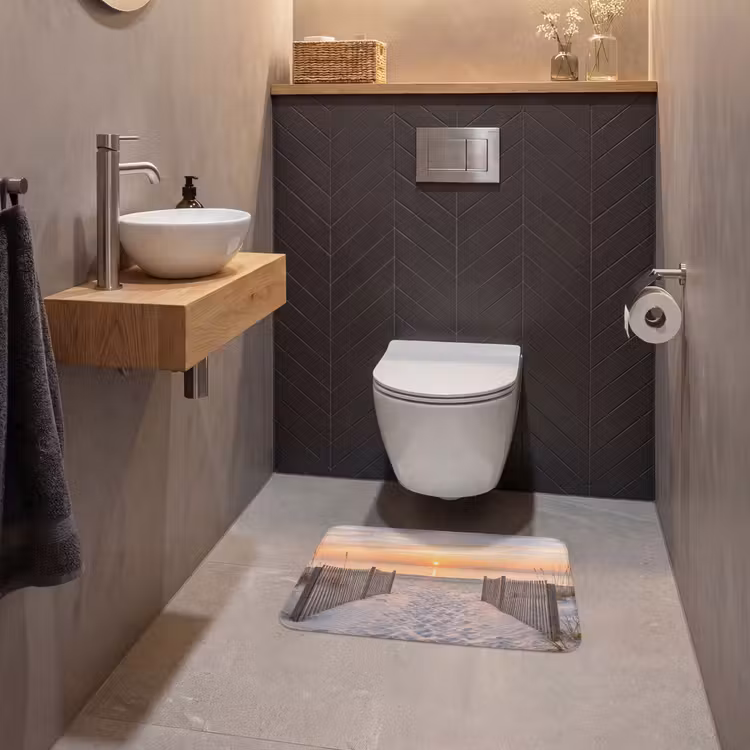 WC Mat - Zonsondergang - Strand - Zand — 2