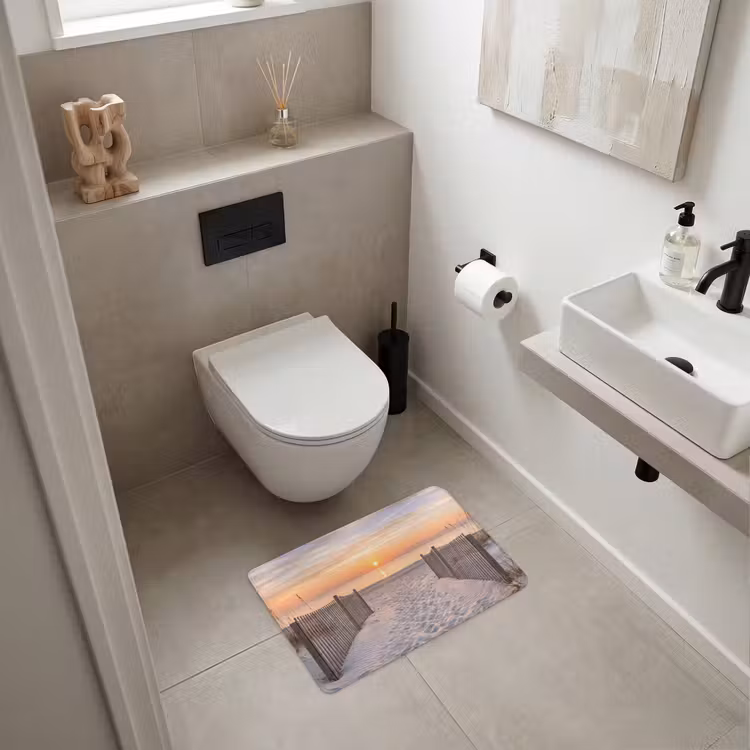WC Mat - Zonsondergang - Strand - Zand — 6
