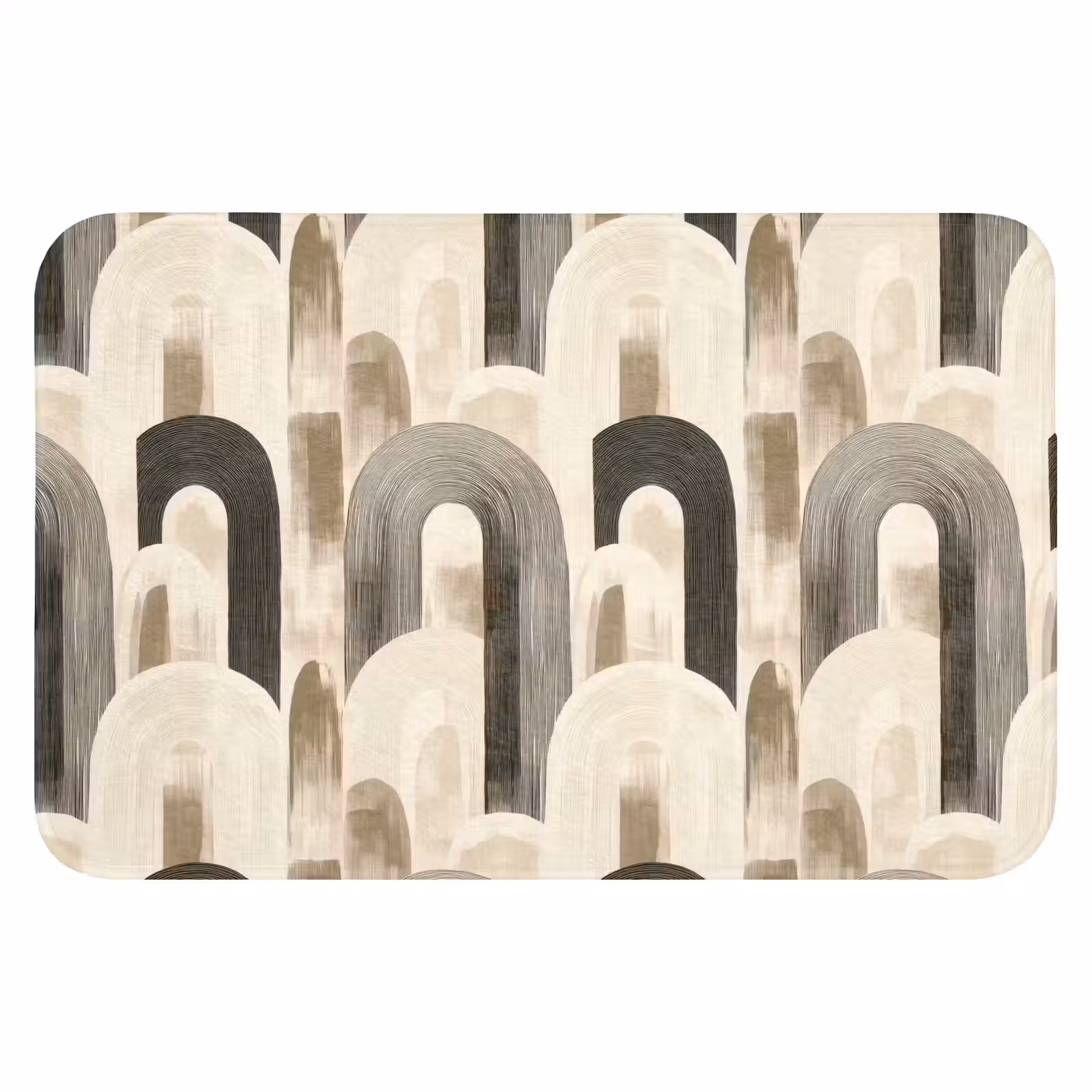 WC Mat - Abstract - Patroon - Bogen — 1