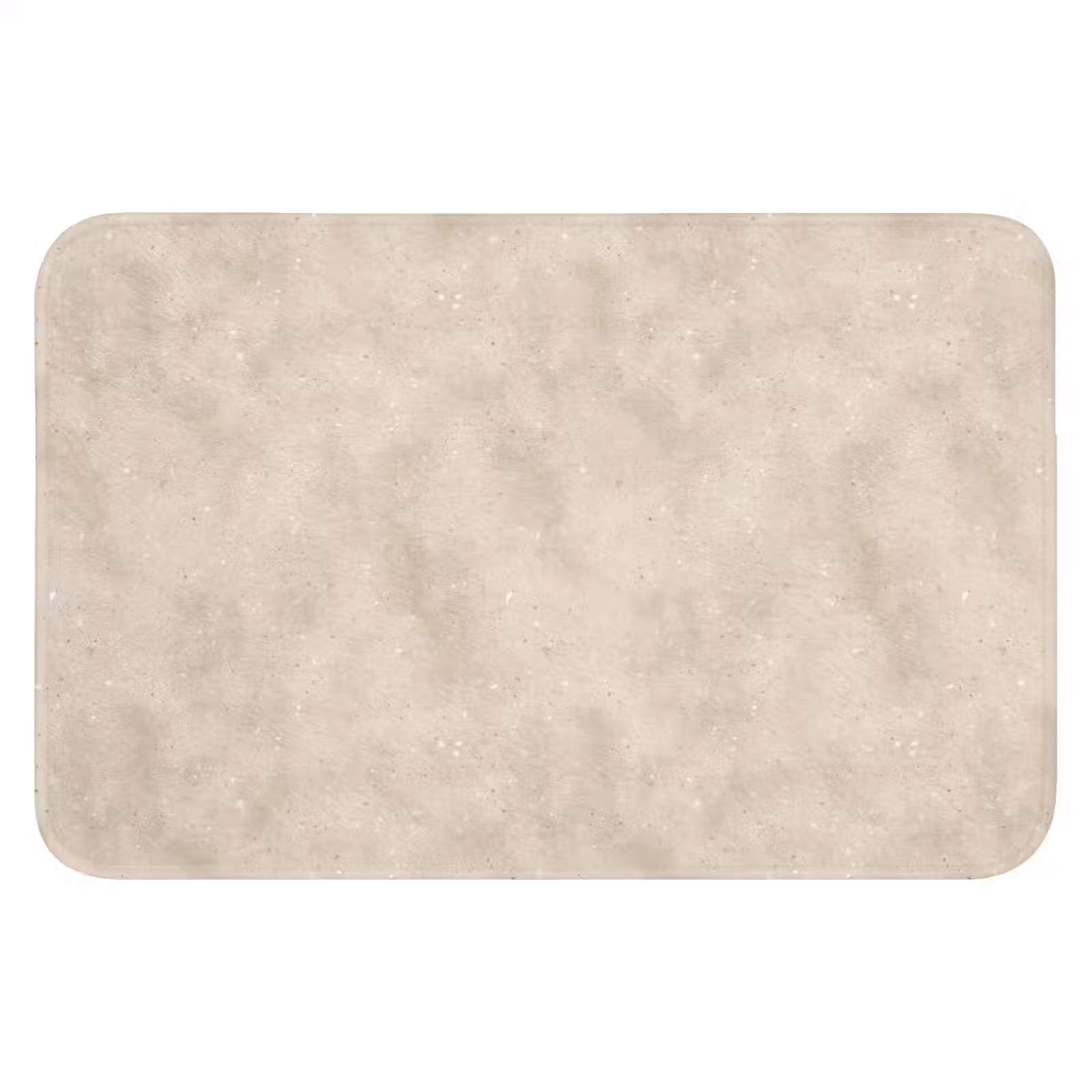 WC Mat - Structuur - Spikkels - Beige — 1