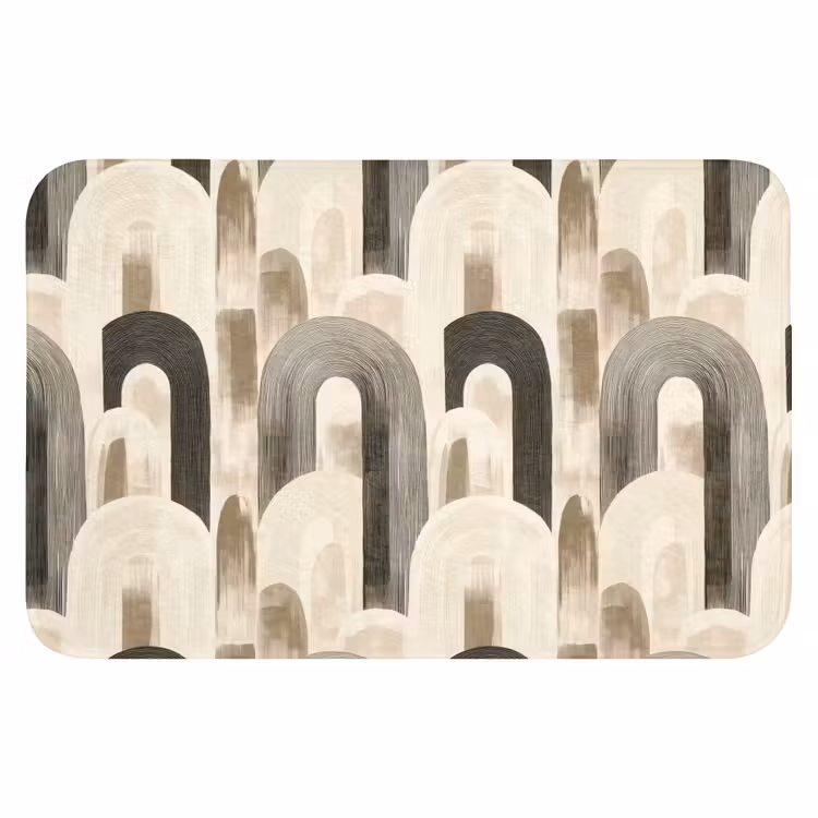WC Mat - Abstract - Patroon - Bogen — 1
