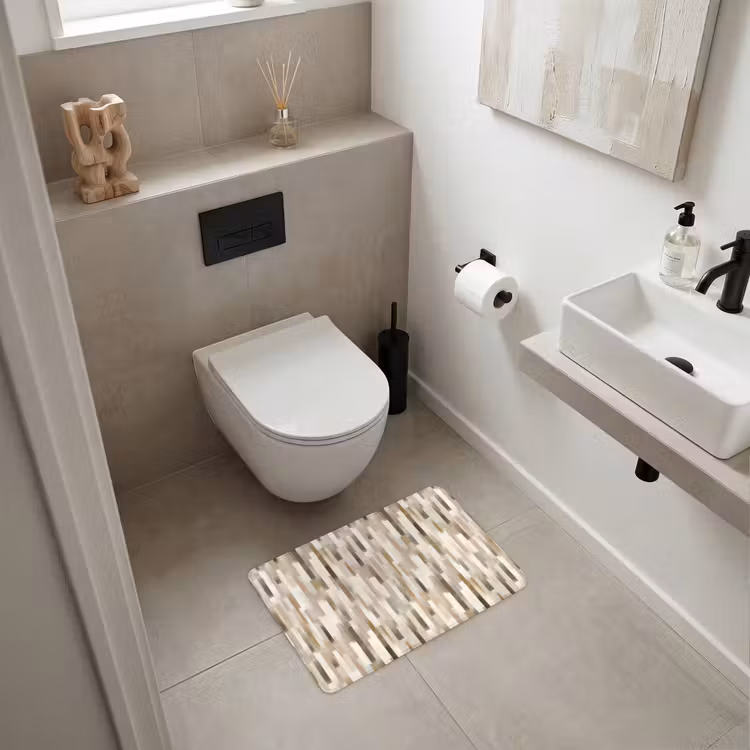 WC Mat - Abstract - Patroon - Kwaststreken — 6