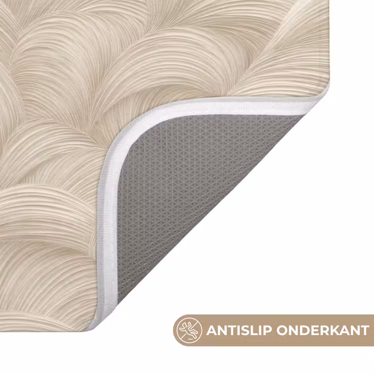 WC Mat - Bogen - Patroon - Beige — 3