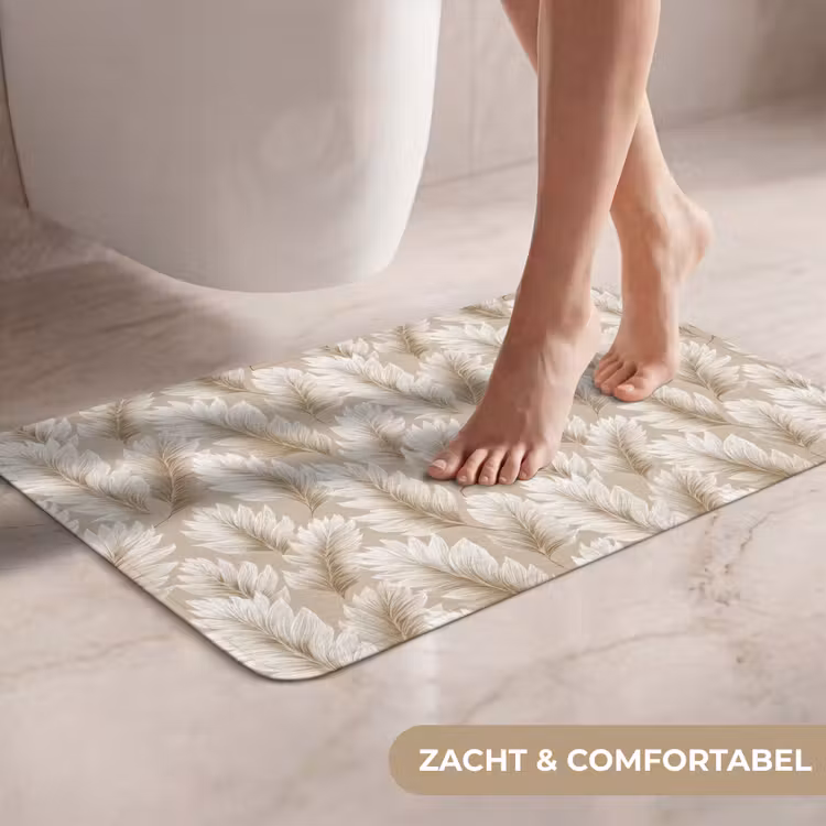 WC Mat - Botanisch - Patroon - Beige — 7