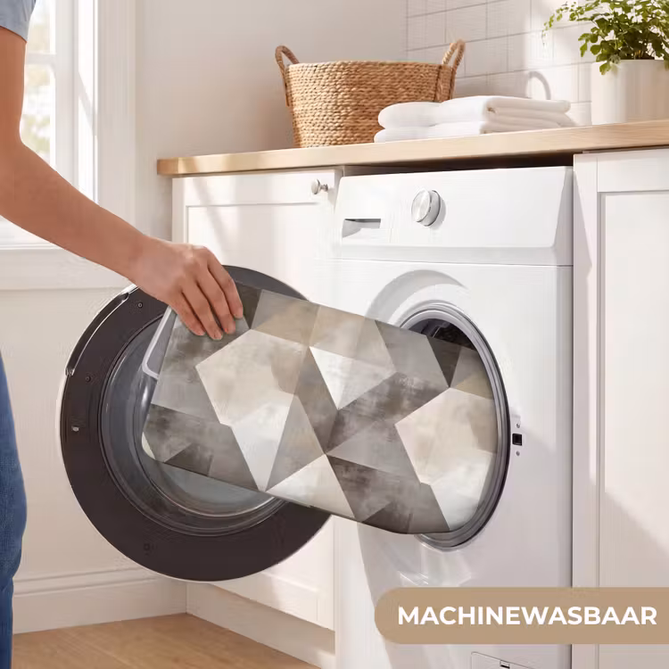 WC Mat - Geometrisch - Motief - Aardetinten — 5
