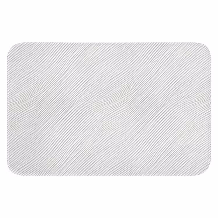 WC Mat - Golven - Ribbels - Wit — 1