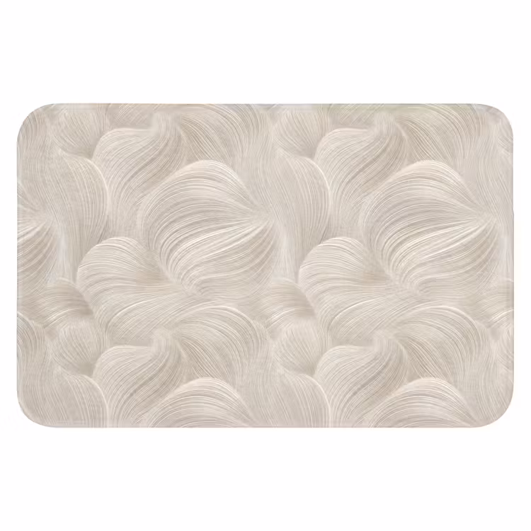 WC Mat - Lijnen - Waaier - Beige — 1