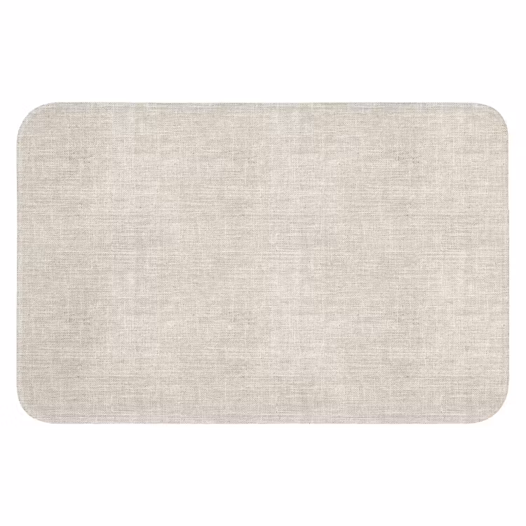 WC Mat - Linnen - Textuur - Beige — 1